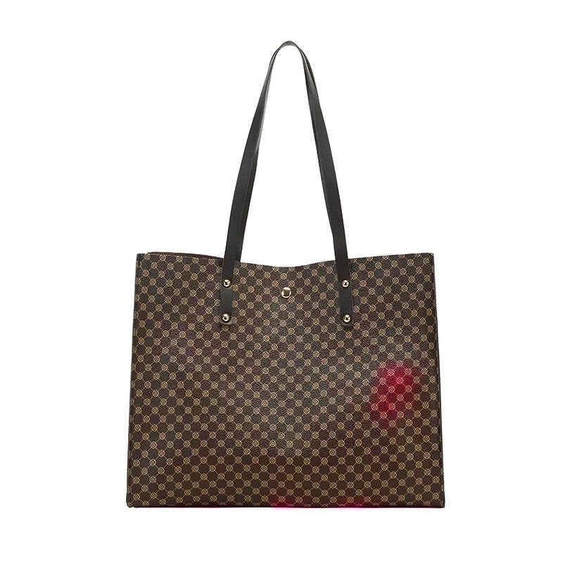 Women's Large Pu Leather Fashion Tote Bag