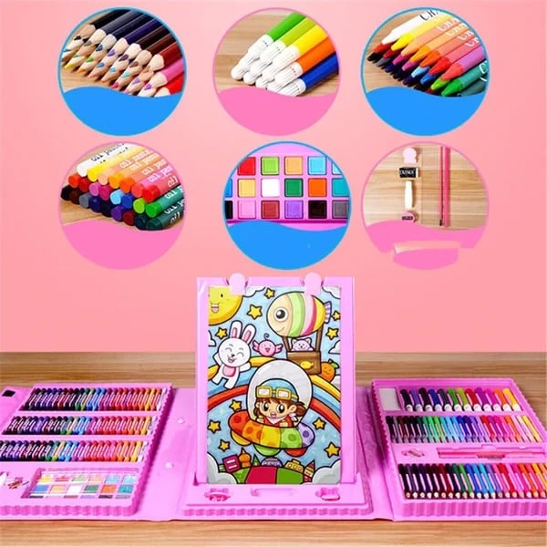 47% OFF 🔥Deluxe 6-In-1 Art Creativity Set™ (🎁The Best Present For Kids)