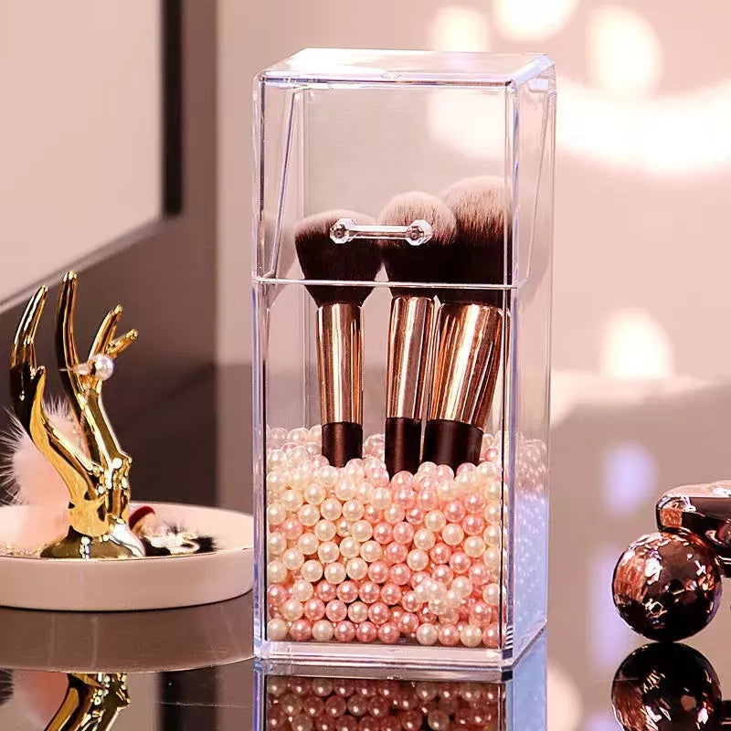 ACRYLIC PEARL MAKE-UP BRUSH HOLDER