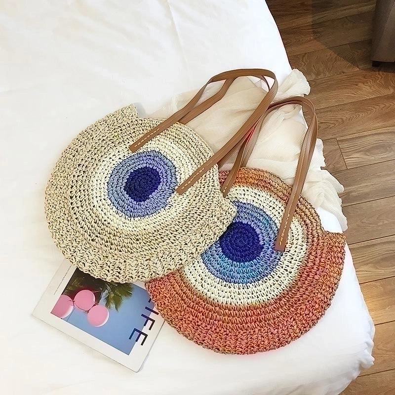 Large Fashion Straw Bag Hander Bag