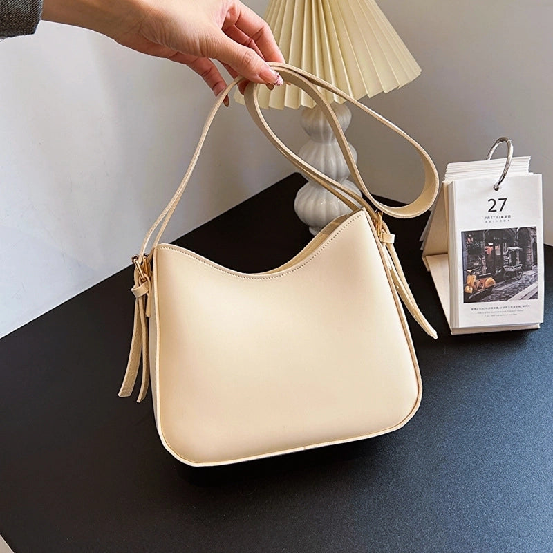 Texeled Bag Women's Summer New Fashionable Western Style Shoulder Underarm Bag Shoulder Crossbody Texeled Bucket Bag