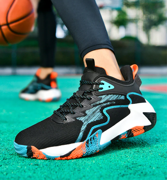 Men's Breathable High-Top Basketball Sports Shoes