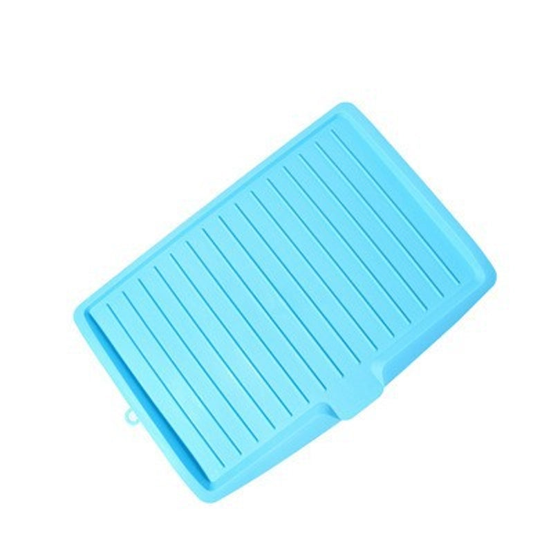 Kitchen Creative Draining Tray Fruit And Vegetable Draining Plate Rectangular Tableware Bowl Dish Draining Storage Rack