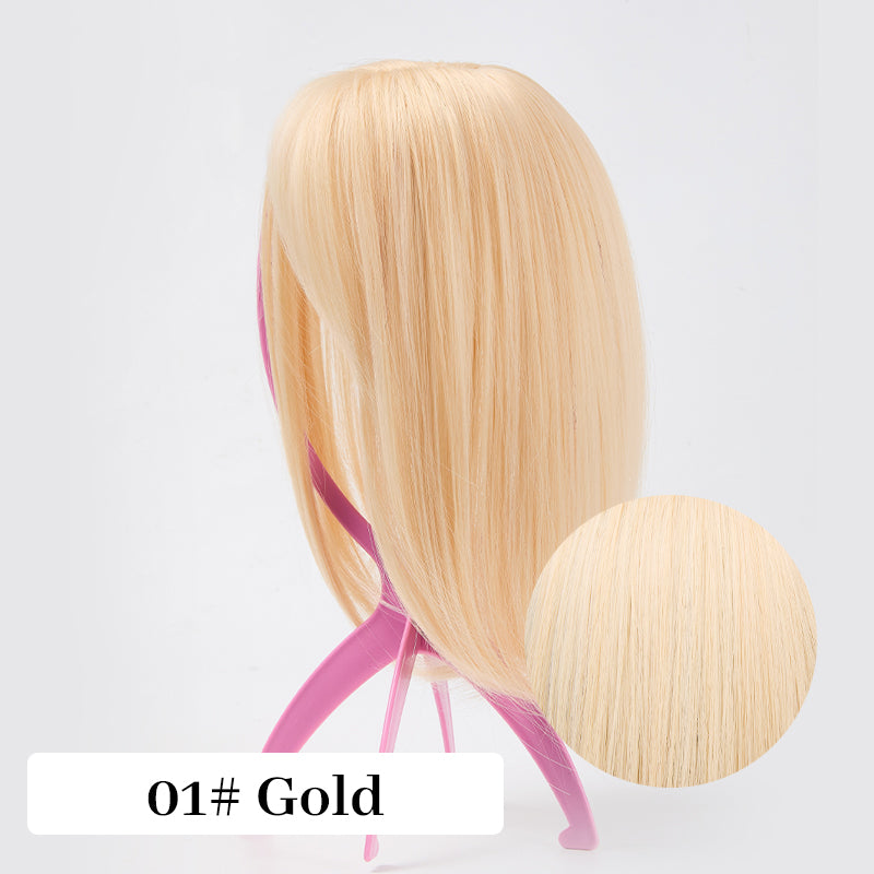 50% Christmas Discount🎅Natural Hair Toppers with Bangs for Women🛒