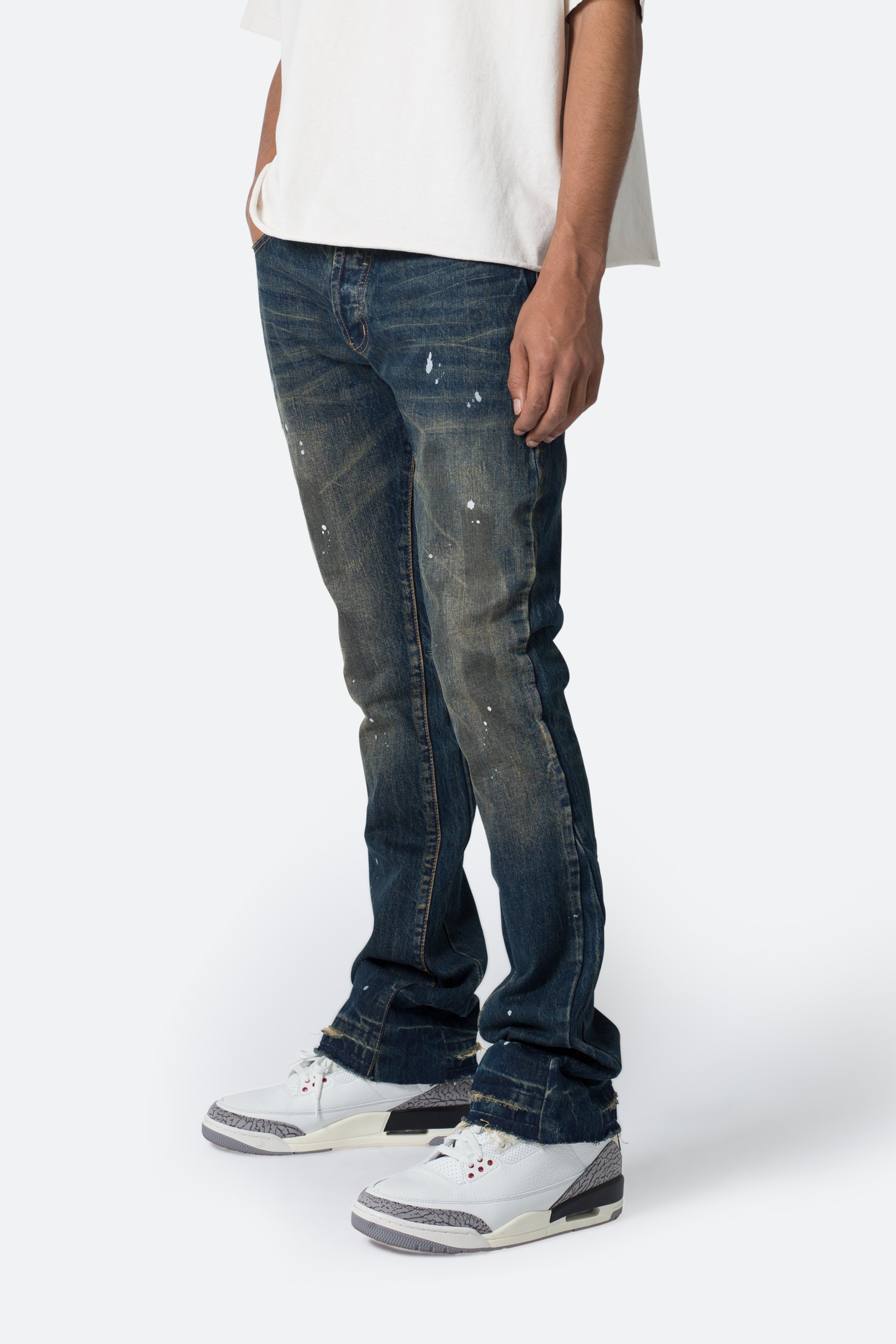 B614 Flare Denim - Blue