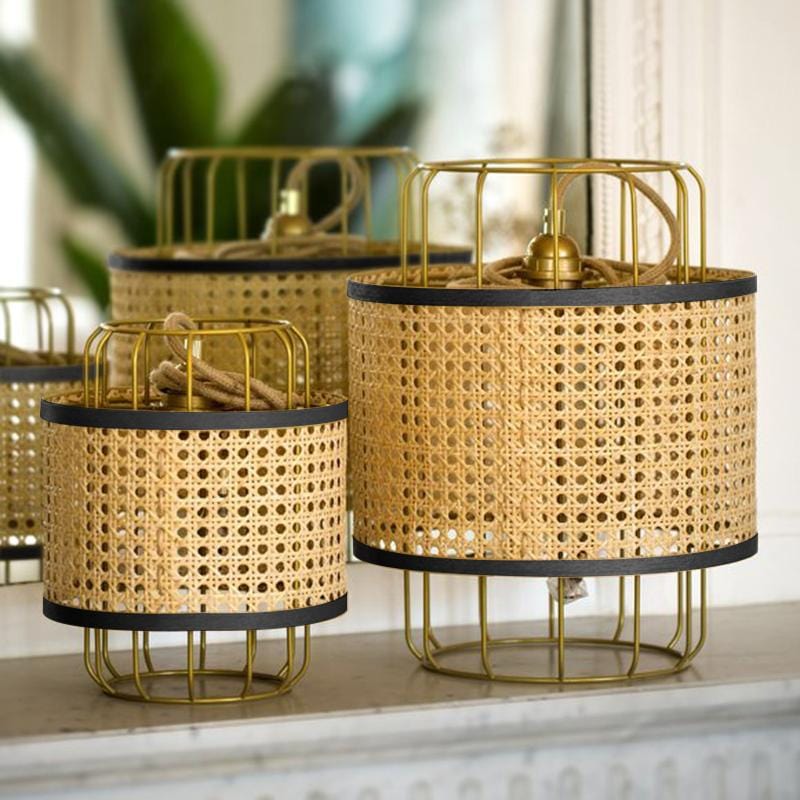Fiji Sol | Boho Rattan Soliya Pendant Lamp