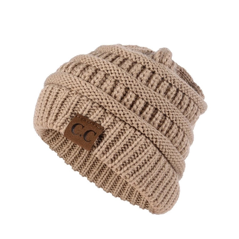 Knitted Hat Children's Winter Wool Hat Warm Pullover Cap For Boys And Girls Baby Ear Protection Cap