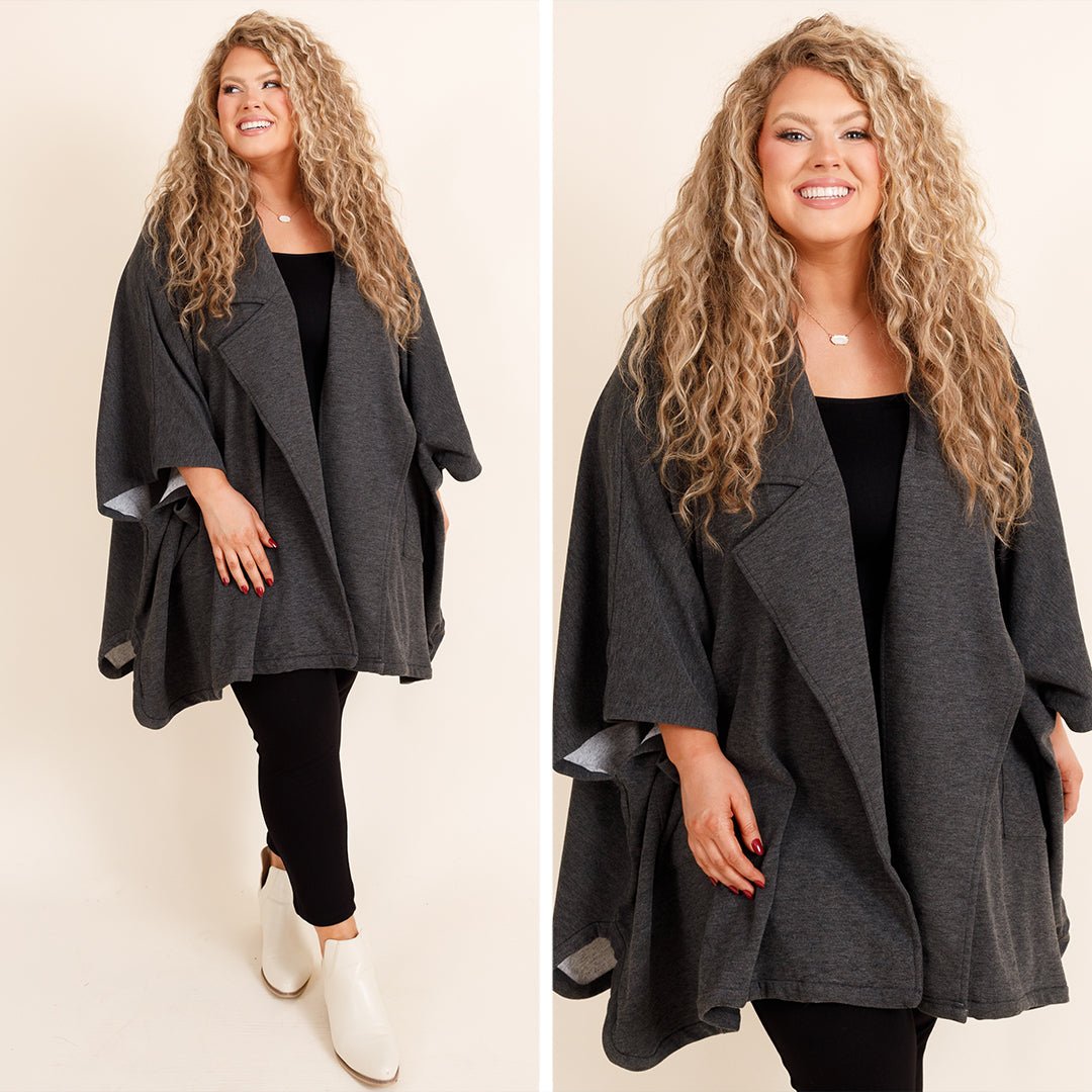 Things I Never Told You Jacket. Charcoal