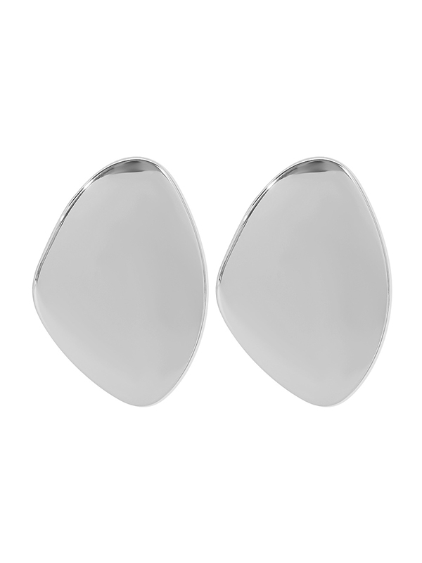 Geometric Solid Color Drop Earrings