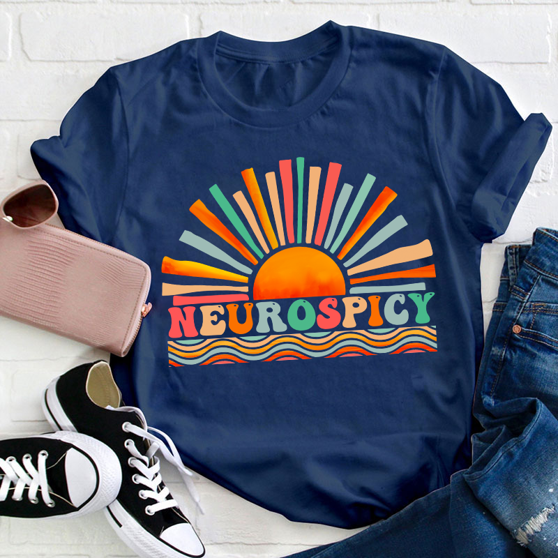 Neurospicy ADHD Teacher T-Shirt