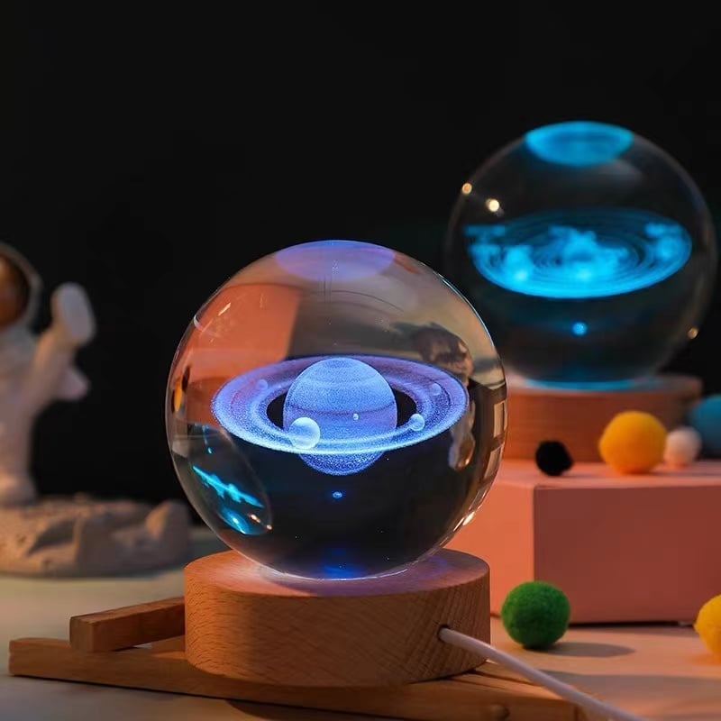 Hot Sale - 3D Planet Crystal Ball-Free Shipping