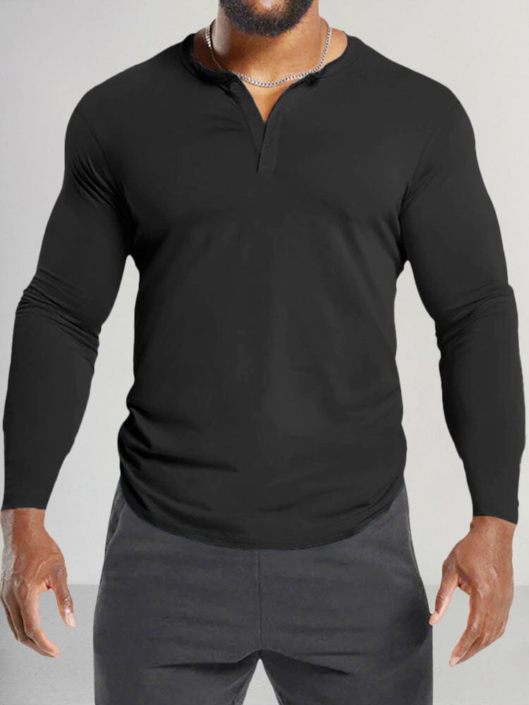 Classic Fit Soft Henley Shirt