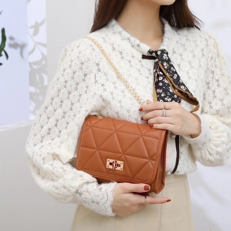 Women's All Seasons Pu Leather Fashion Square Bag