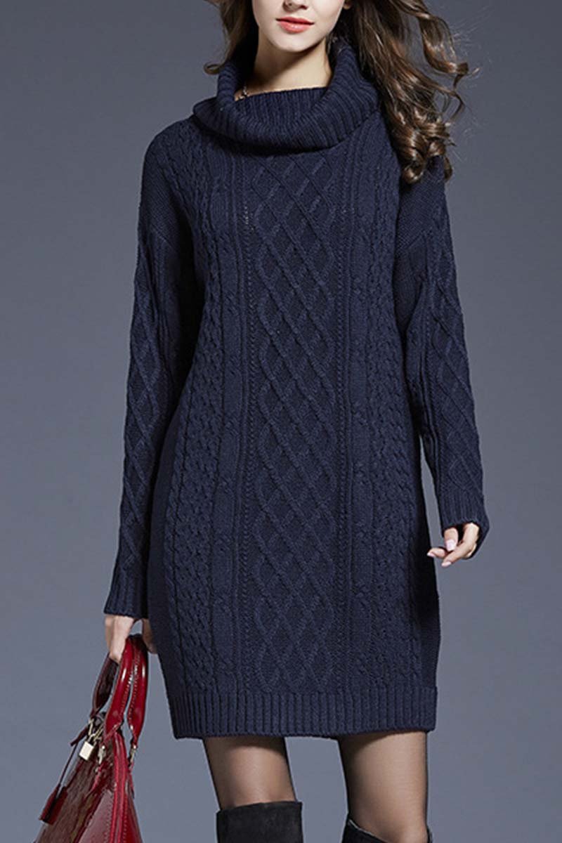 Florcoo Winter Knit Dress3 colors