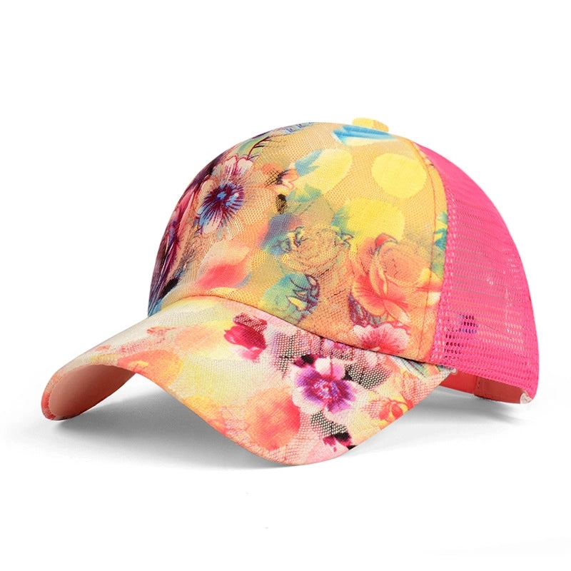 New Fashion Personalized Printed Baseball Cap Stylish Internet Celebrity Elegant Cap Women's Sunscreen Hat