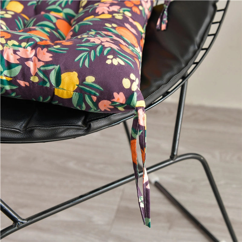 Printed Cushion Thickened Chair Cushion Office Sedentary Seat Cushion Dining Chair Cushion Student Chair Cushion