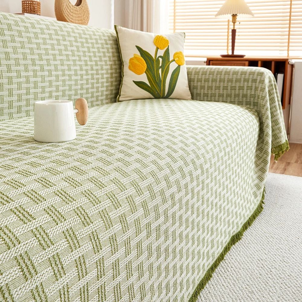 Casa Serene Geometric Sofa Cover