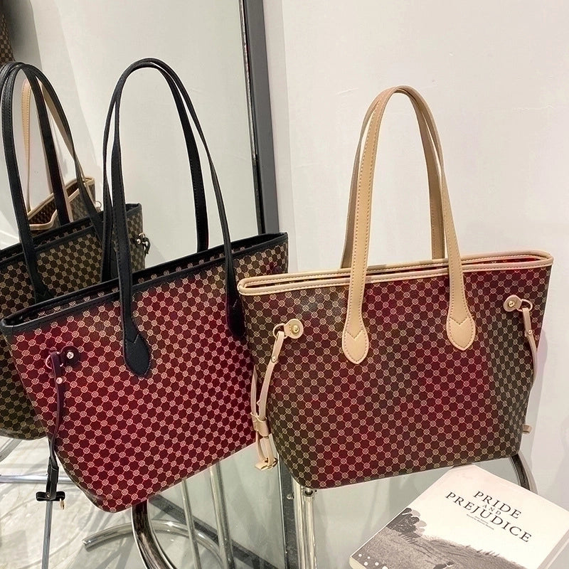 Women's Large All Seasons Pu Leather Fashion Tote Bag