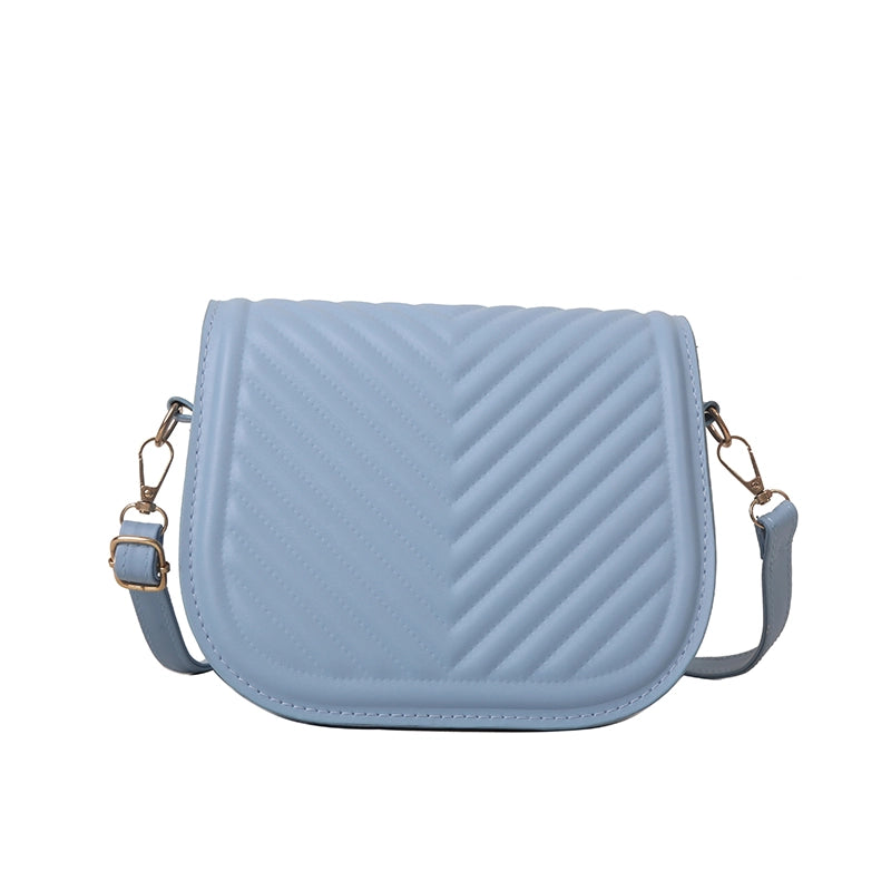 Women's All Seasons Pu Leather Solid Color Classic Style Square Flip Cover Shoulder Bag