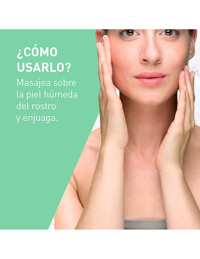 Limpiador de facial gel limpiador espumoso Cerave para acné