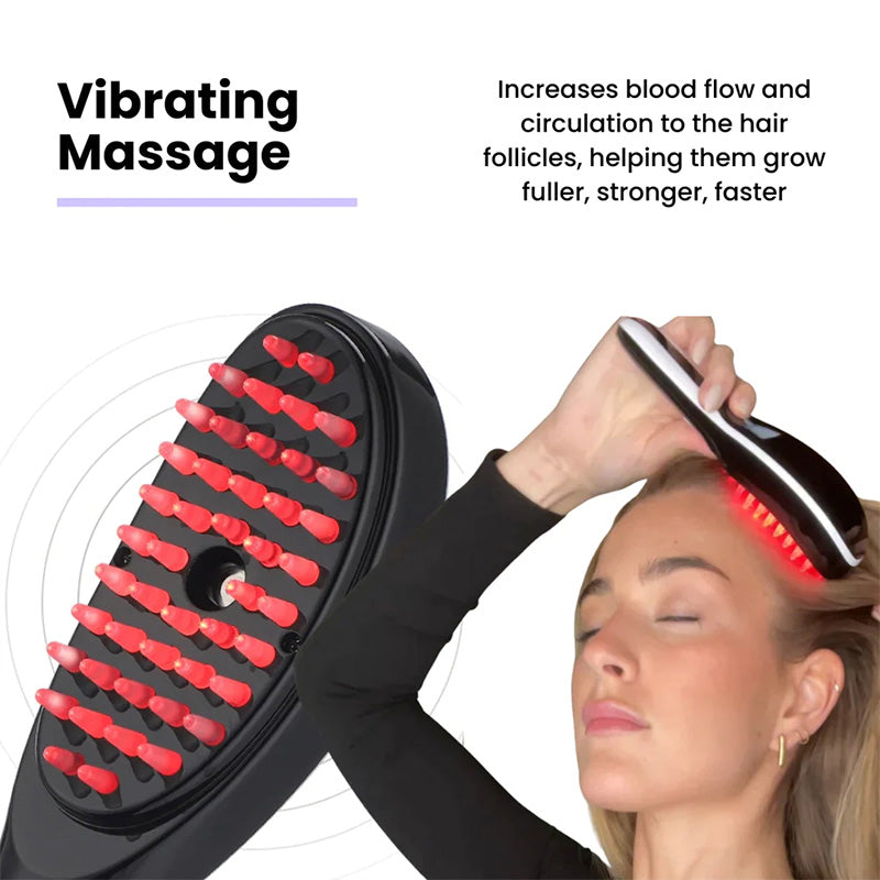 Electric Massage Comb - Soothe. Stimulate. and Reduce Fatigue