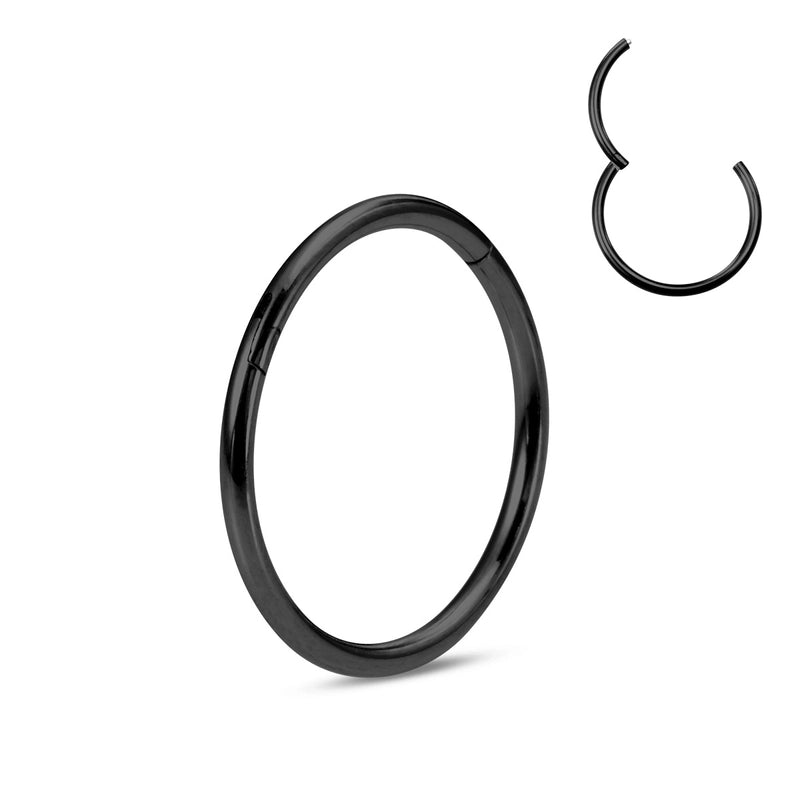 Minimalist Round Stainless Steel Plating Nose Ring