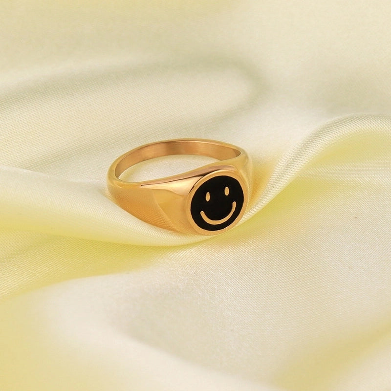 Minimalist Geometric 304 Stainless Steel Rings