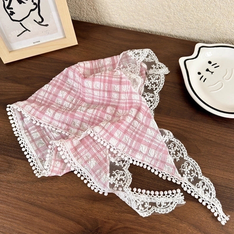 Women's Elegant Ethnic Style Pastoral Plaid Cloth Lace 1 Piece