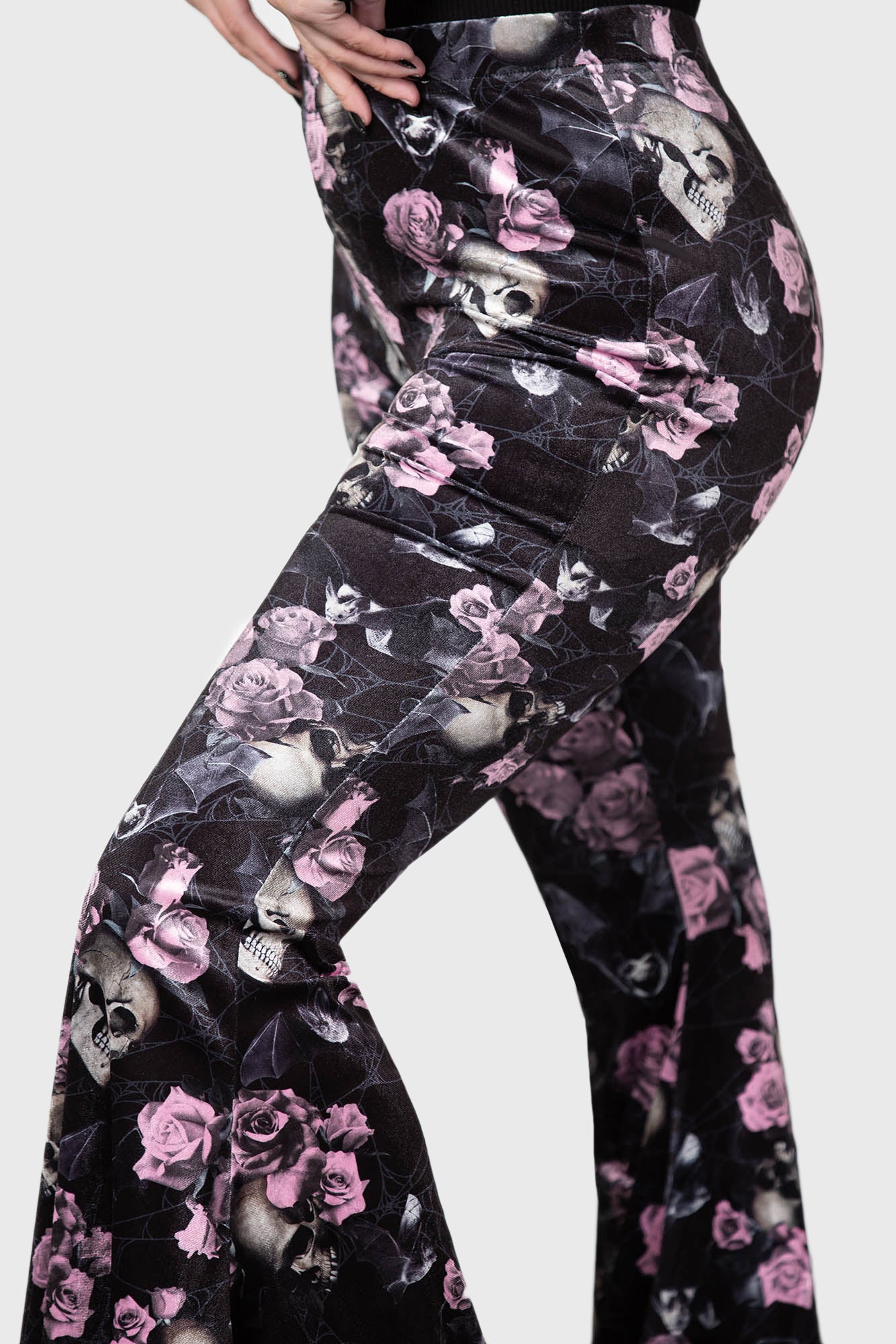 Moondance Bell Bottoms [BLACK/PINK]