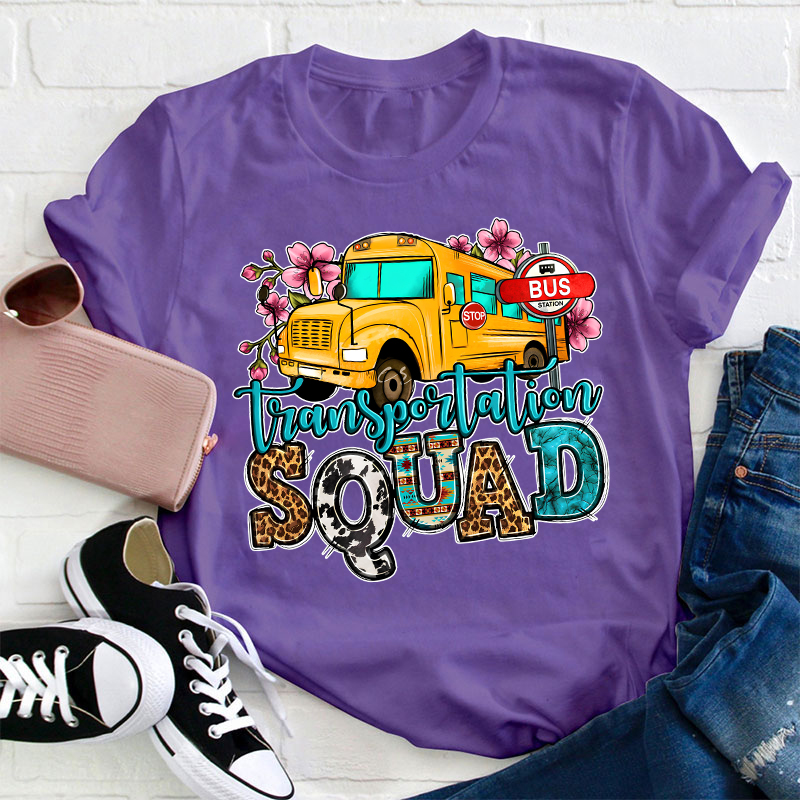 Transportation Squad Teacher T-Shirt