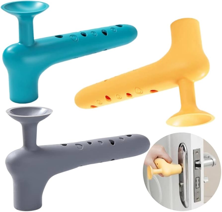 PACK OF 4 SILICONE DOOR HANDLE COVERS