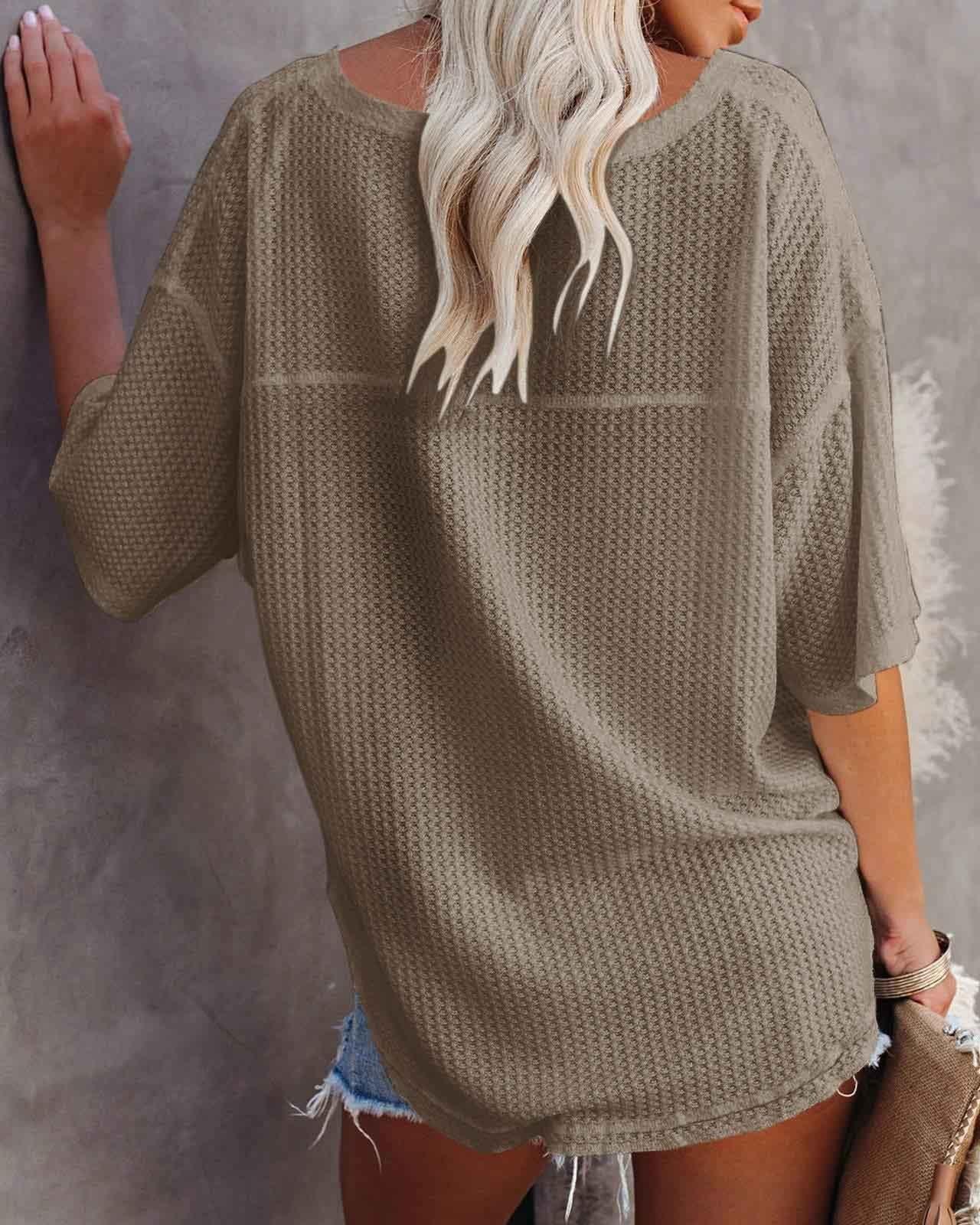 V-Neck Dolman Sleeve Top