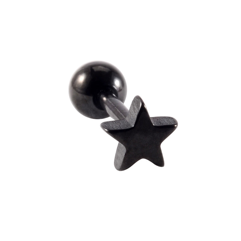 1 Piece Ear Cartilage Rings & Studs Casual Elegant Vacation Star Moon 304 Stainless Steel Plating 18K Gold Plated Lip Rings Ear Cartilage Rings & Studs