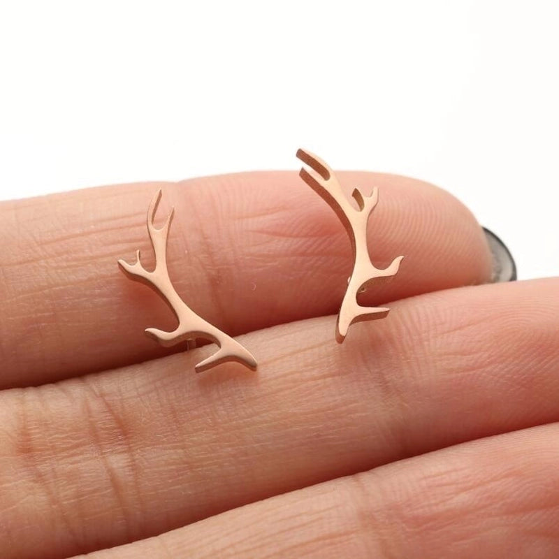 1 Pair Casual Cute Animal Plating Hollow Out 304 Stainless Steel 18K Gold Plated Ear Studs