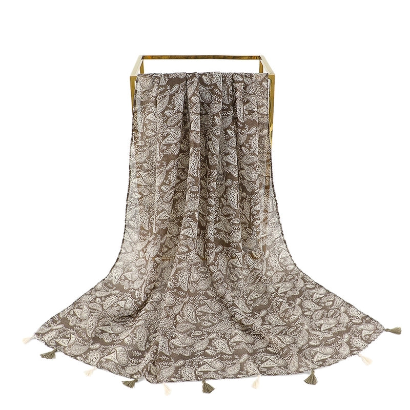 Unisex Vacation Sweet Geometric Polyester Scarf