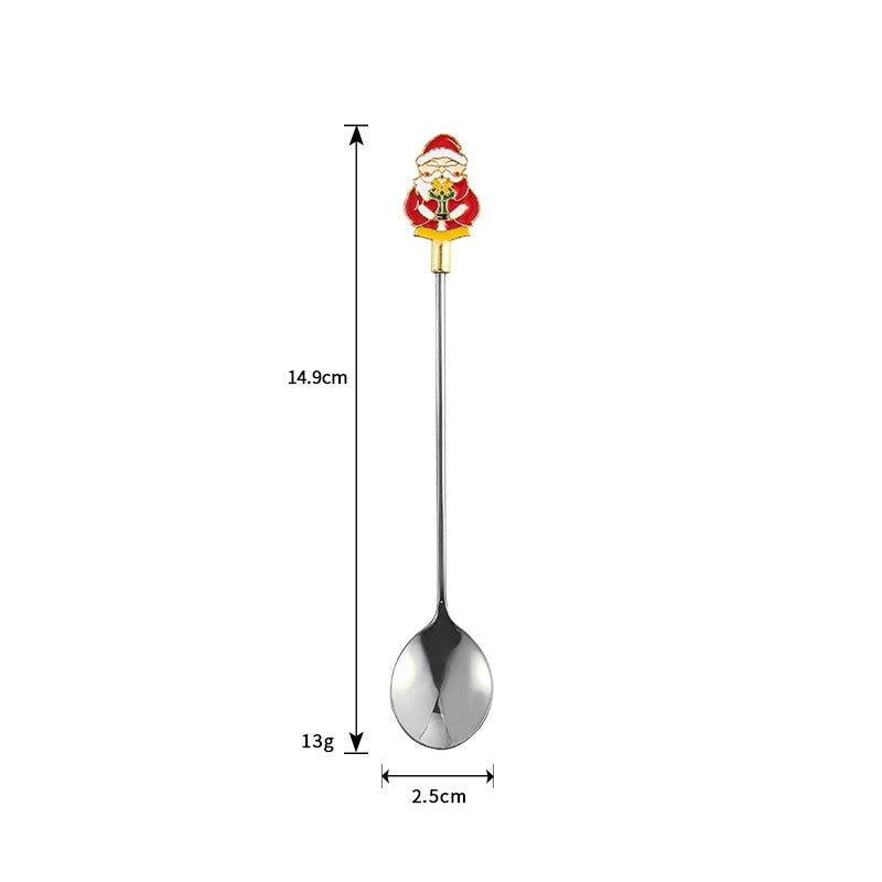 Christmas Fashion Cartoon Stainless Steel Tableware
