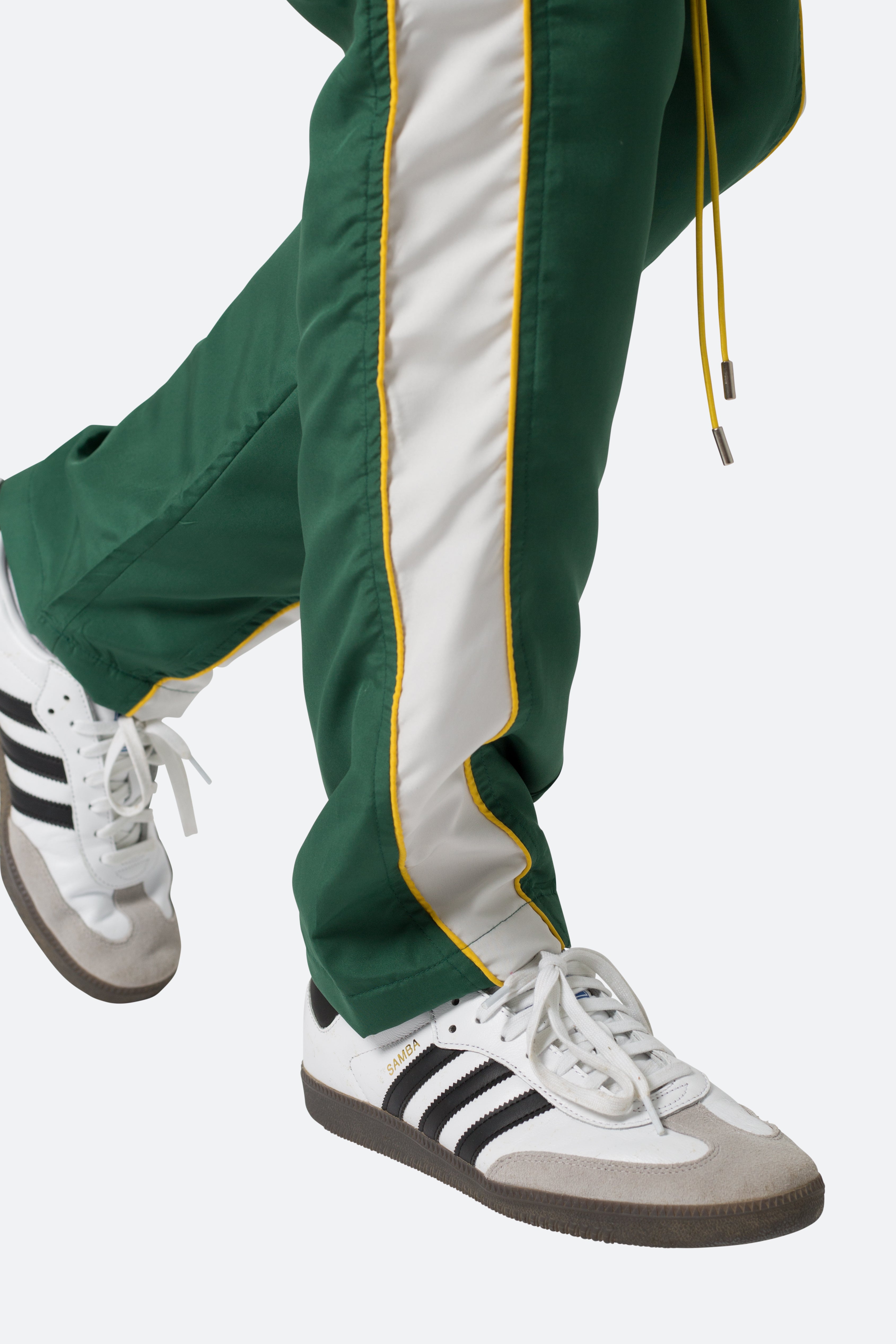 Race Track Pants - Green/White