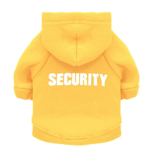 Security Printed Dog Cat Hoodies