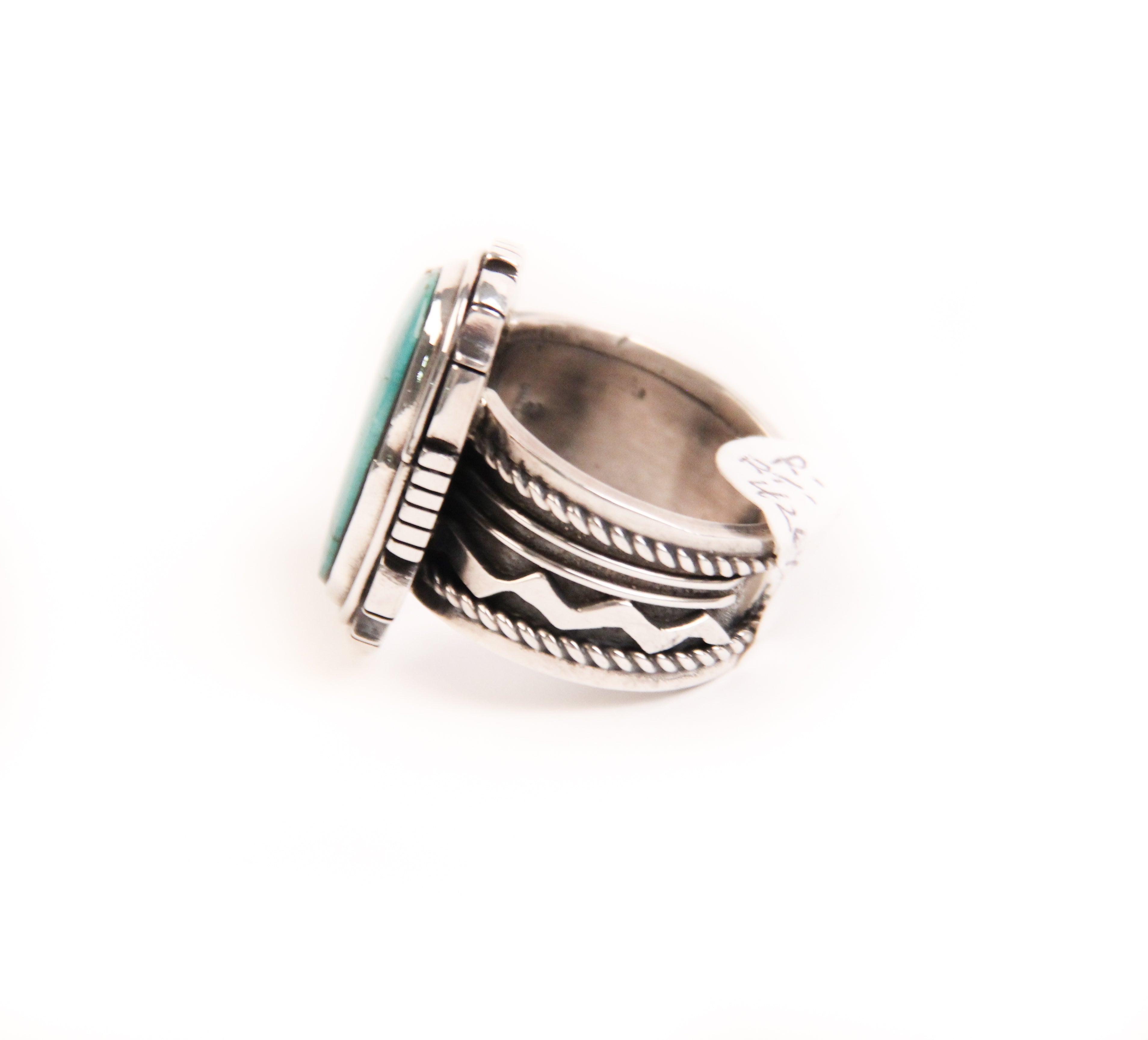 Raw Royston Turquoise Ring