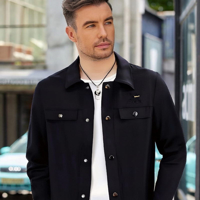 🍂Men's Windproof Lightweight Button-Down Jacket