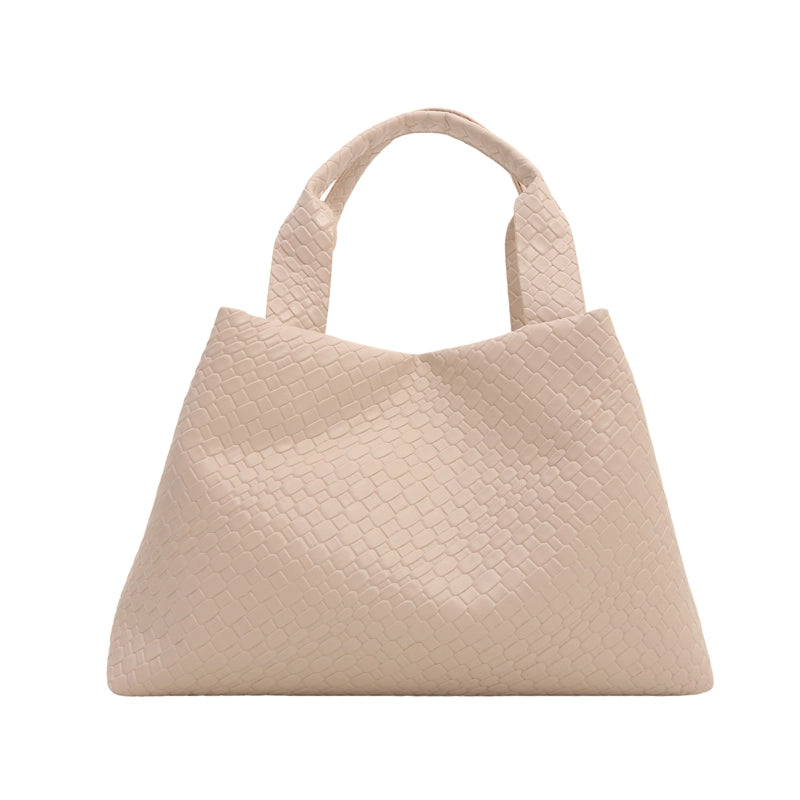 Women's Medium Pu Leather Solid Color Streetwear Magnetic Buckle Bucket Bag