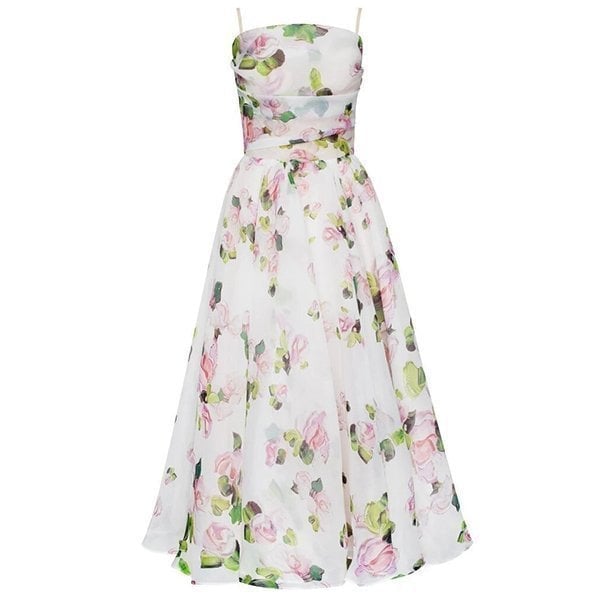 🌼Elegante vestido de tirantes con estampado- Envío gratuito🌸