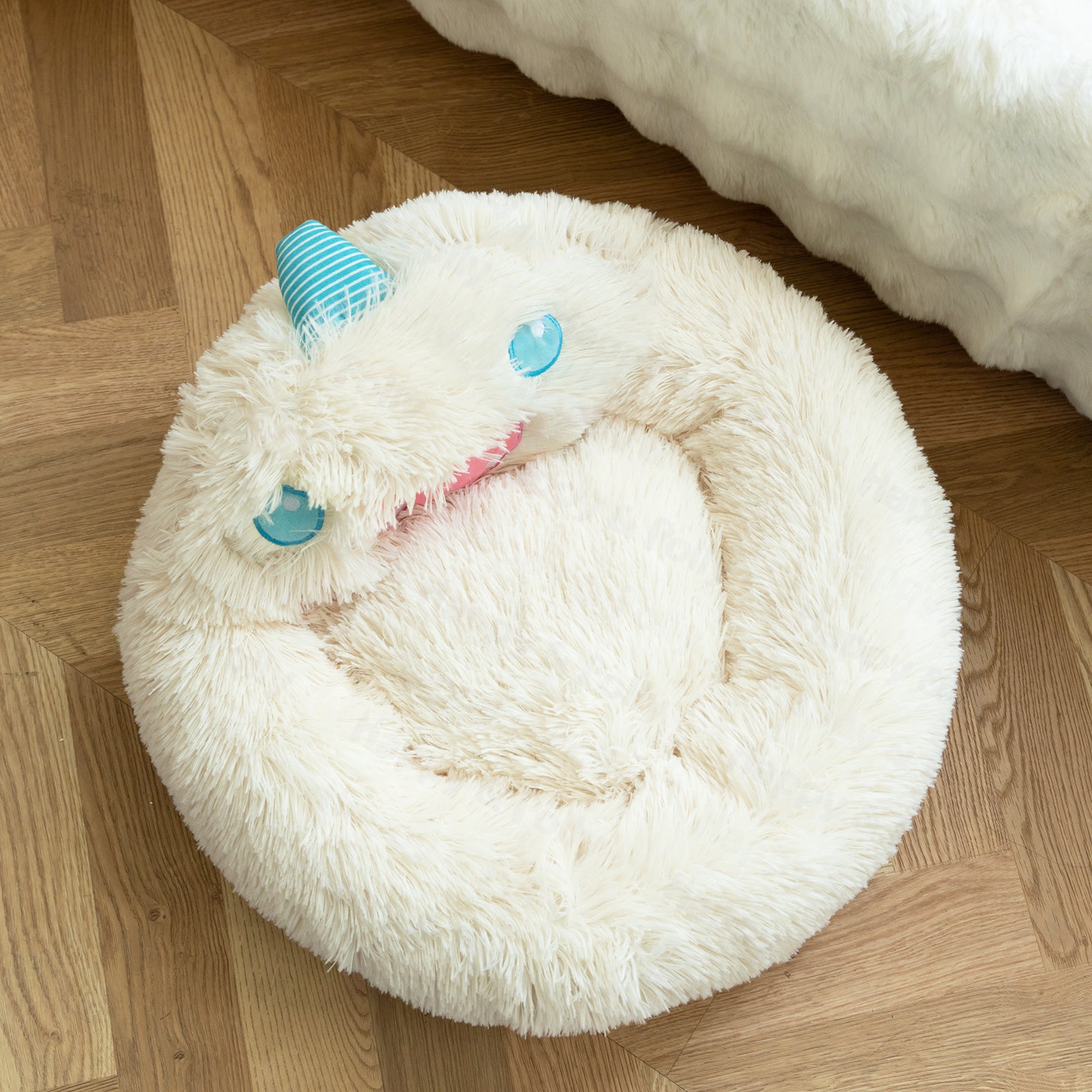 Snow Monster Cat Bed