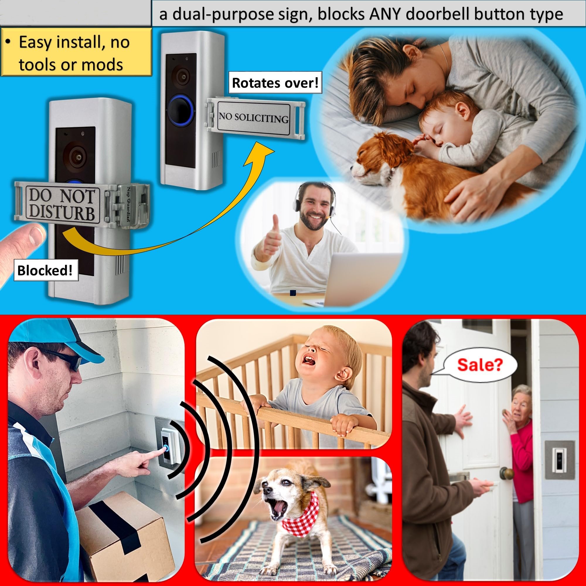 Do Not Disturb Door Lock Sign
