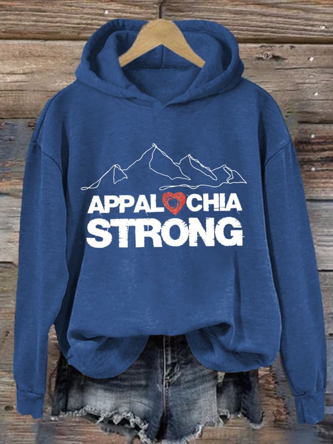 Women's Appalachia Strong Print Casual Sweatshirt