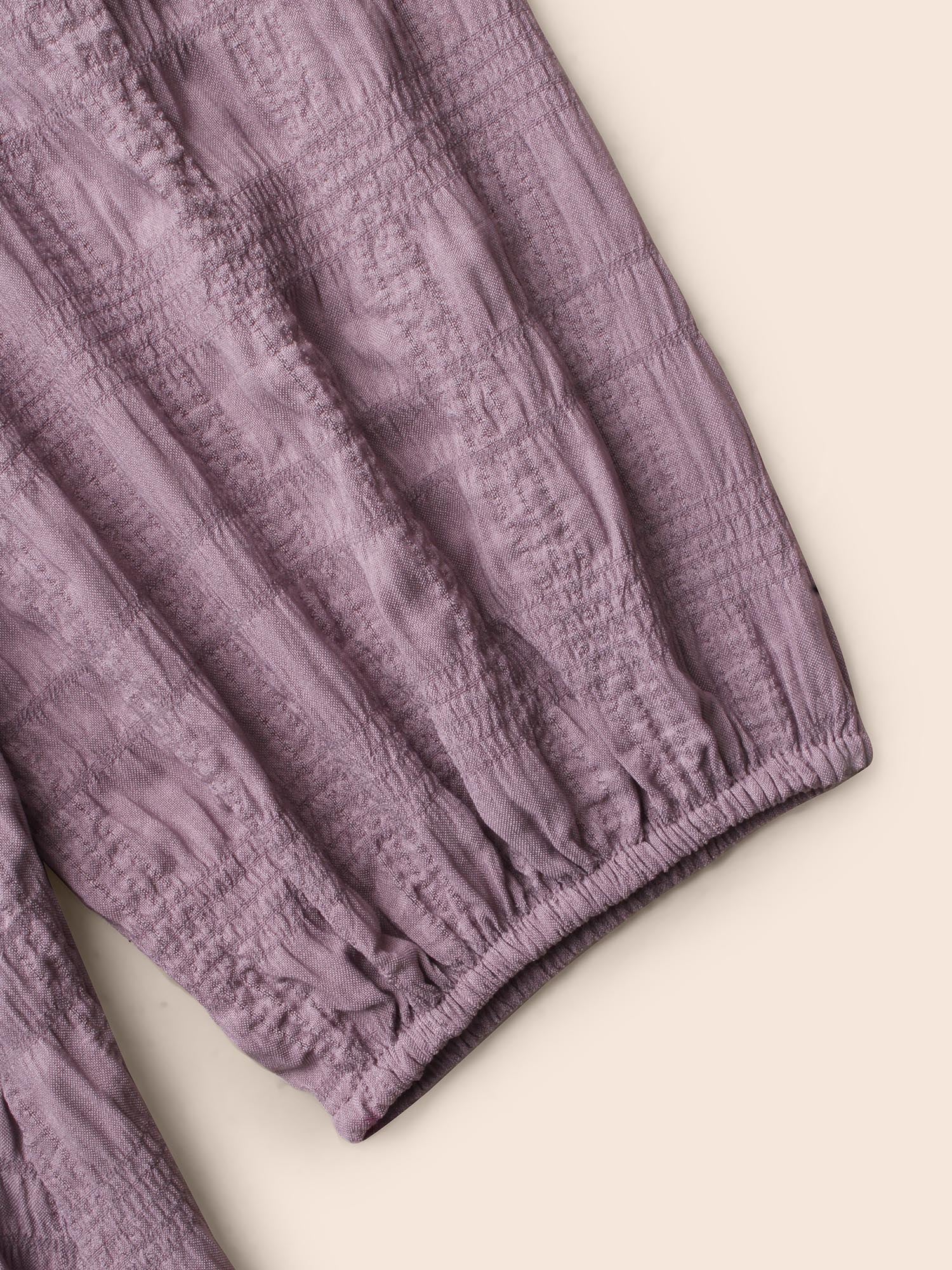 Square Neck Plain Textured Belted Dress