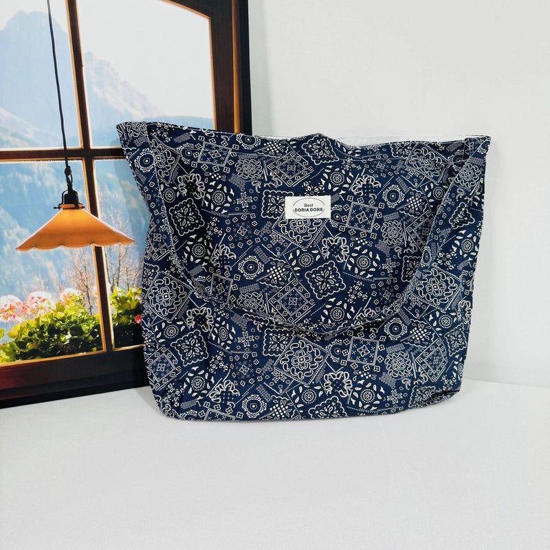 New Niche Design Floral Shoulder Bag Crossbody Bag Women's Fresh Sweet Street Large Capacity Handbag Trendy
