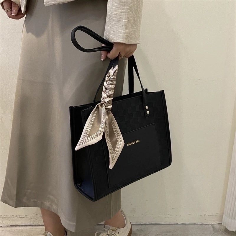 Women's Large All Seasons Pu Leather Fashion Tote Bag
