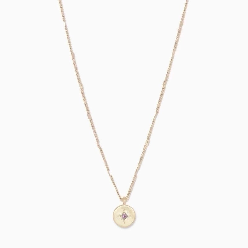 Titanium Steel Minimalist Classic Style Inlay Geometric Zircon Pendant Necklace
