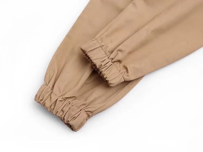 High Waisted Straight Trouser With Chain